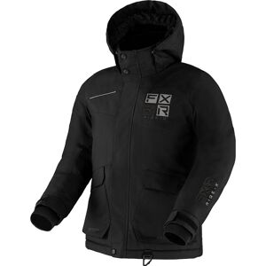 FXR Kicker Jugend Snowmobil Jacke 36 Schwarz Grau