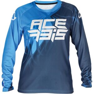 Acerbis MX J-Kid 3 Kinder Motocross Jersey L Weiss Blau