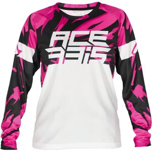 Acerbis MX J-Kid 4 Kinder Motocross Jersey M Weiss Lila