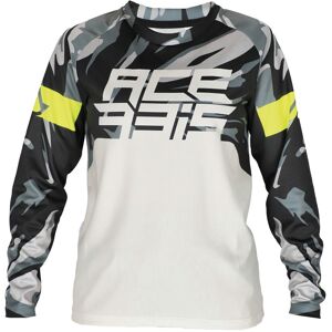 Acerbis MX J-Kid 4 Kinder Motocross Jersey M Schwarz Grau