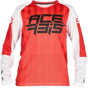 Acerbis MX J-Windy 5 Kinder Motocross Jersey L Weiss Rot