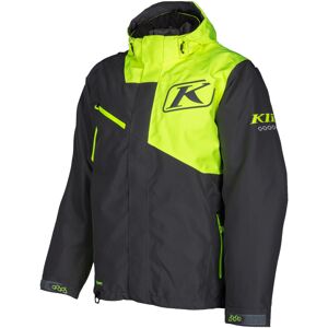 Klim Kompound Snowmobil Jacke M Schwarz Grau Gelb