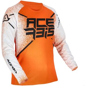 Acerbis MX J-Kid 5 Kinder Motocross Jersey XL Weiss Orange