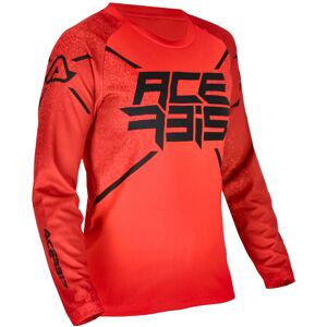 Acerbis MX J-Kid 5 Kinder Motocross Jersey M Schwarz Rot