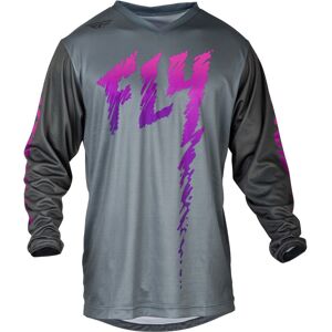 Fly Racing F-16 2024 Kinder Motocross Jersey M Grau Pink