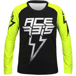 Acerbis J-Kid Blizzard Kinder Motocross Jersey 2XL Schwarz Gelb