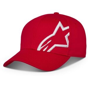 Alpinestars Corp Snap 2 Kappe Einheitsgröße Weiss Rot