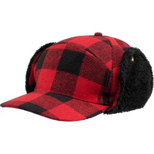 Brandit Lumberjack Winterkappe Einheitsgröße Schwarz Rot