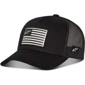 Alpinestars Flag Snapback Kappe Einheitsgröße Schwarz