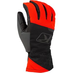 Klim PowerXross Snowmobil Handschuhe S Schwarz Grau Rot