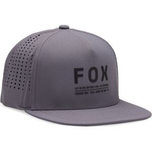 FOX Non Stop Tech Snapback Kappe Einheitsgröße Grau