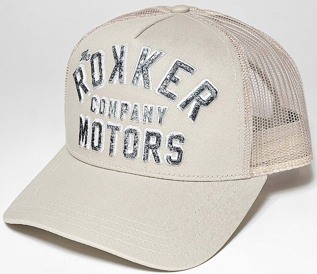 Rokker Motors Trucker Kappe Einheitsgröße Weiss