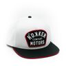 Rokker Motors Patch Snapback Kappe Einheitsgröße Schwarz Weiss