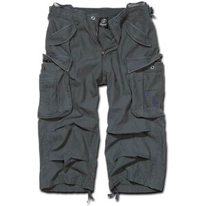 Brandit Industry 3/4 Shorts M Schwarz Grau