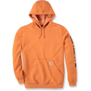 Carhartt Midweight Sleeve Logo Hoodie 2XL Schwarz Orange