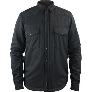 John Doe Lumberjack Basic Motorrad Hemd XS Schwarz Grau