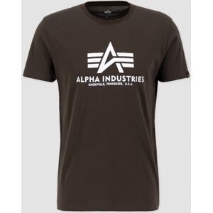 Alpha Industries Basic T-Shirt S Schwarz Grün
