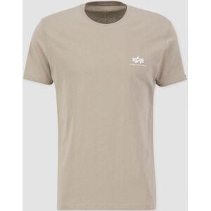 Alpha Industries Basic T Small Logo T-Shirt S Beige