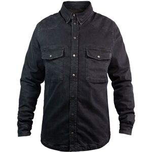 John Doe Motoshirt XTM Denim Motorrad Hemd 5XL Schwarz