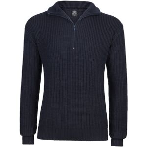 Brandit Marine Pullover Troyer S Blau