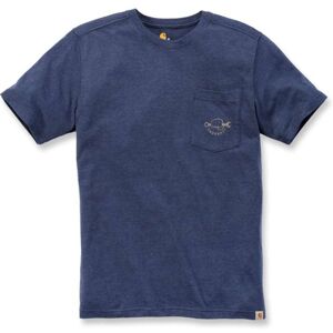 Carhartt Maddock Strong Graphic Pocket T-Shirt M Blau