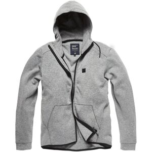 Vintage Industries Albury Zip Hoodie S Grau