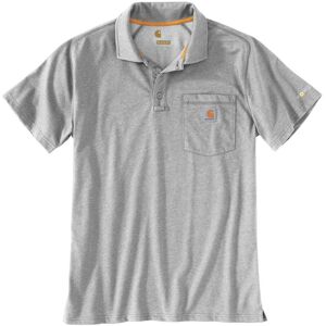 Carhartt Force Delmont Pocket Polo Shirt M Grau