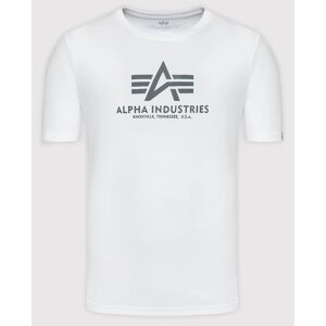 Alpha Industries Basic Reflective Print T-Shirt XS Weiss