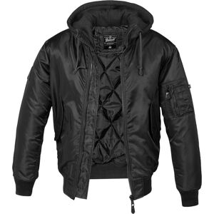 Brandit MA1 Sweat Hooded Jacke XL Schwarz