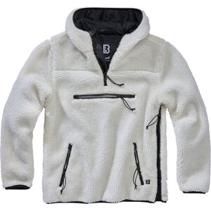 Brandit Teddyfleece Worker Pullover L Weiss