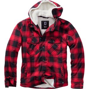 Brandit Lumber Jacke XL Schwarz Rot