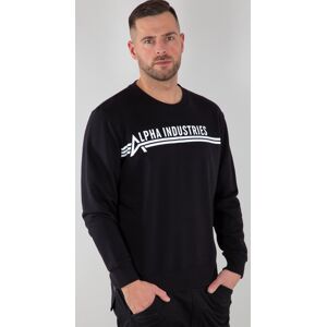 Alpha Industries Pullover S Schwarz Weiss