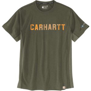 Carhartt Force Flex Block Logo T-Shirt M Grün