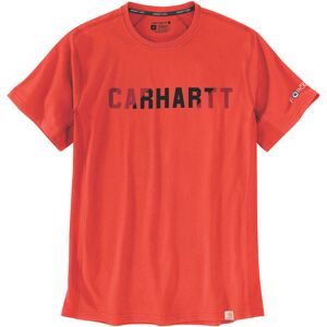 Carhartt Force Flex Block Logo T-Shirt 2XL Rot