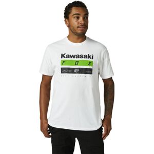 FOX Kawi Stripes SS Premium T-Shirt L Weiss