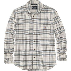 Carhartt Midweight Flannel Plaid Hemd S Beige