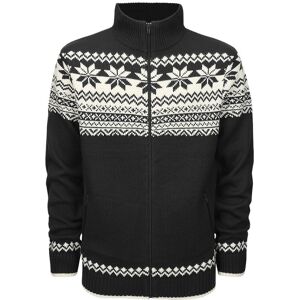 Brandit Norweger Zip Pullover L Schwarz Weiss