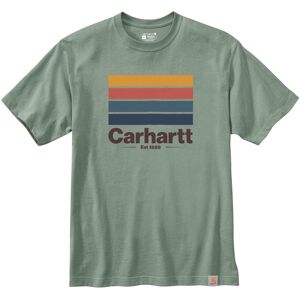 Carhartt Relaxed Fit Heavyweight Line Graphic T-Shirt S Grün