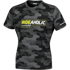 Macna Dazzle Rideaholic T-Shirt 2XL Schwarz Mehrfarbig