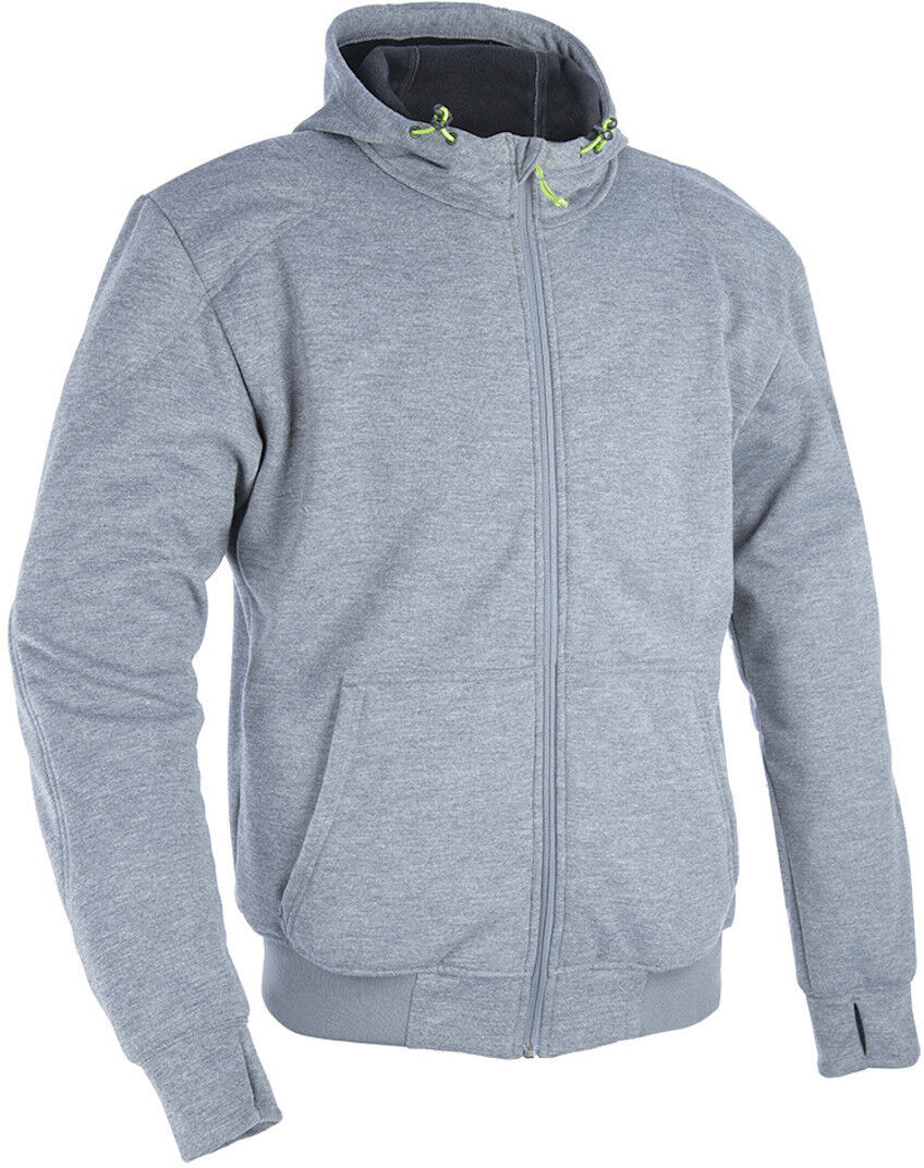 Oxford Super 2.0 Motorrad Hoodie L Grau