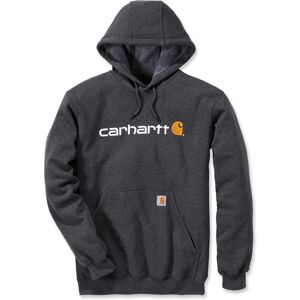 Carhartt Signature Logo Midweight Hoodie XS Grau Weiss