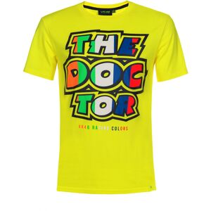 VR46 The Doctor Stripes T-Shirt XS Gelb