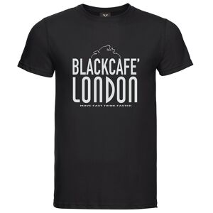 Black-Cafe London Classic T-Shirt S Schwarz Weiss