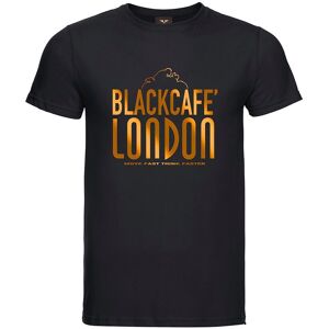 Black-Cafe London Classic T-Shirt M Schwarz Gold