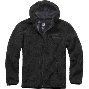 Brandit Teddyfleece Worker Jacke S Schwarz