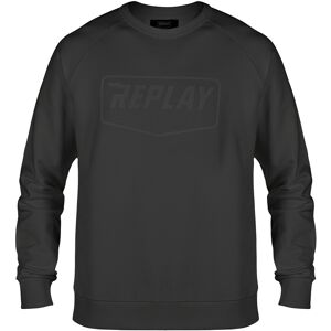 Replay Logo Sweater XS Schwarz