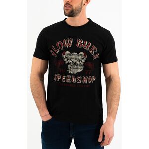 Rokker Slow Burn T-Shirt S Schwarz