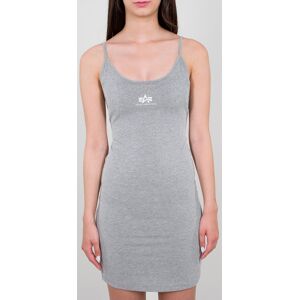 Alpha Industries Basic Small Logo Damen Kleid XS Grau