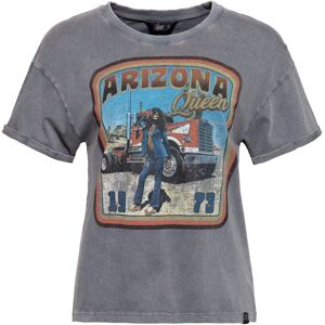 King Kerosin Queen Kerosin Arizona Queen Damen T-Shirt 4XL Grau