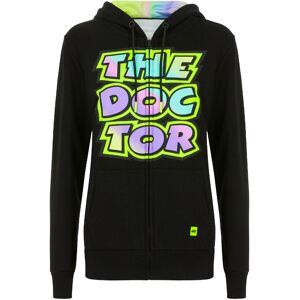 VR46 The Doctor Damen Hoodie S Schwarz Mehrfarbig